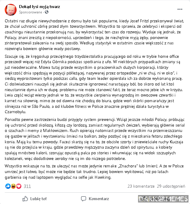 Co ja właśnie przeczytałem