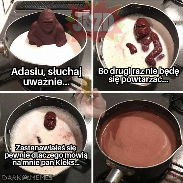 Adaś Niezgódka na zawsze pozostał w japie