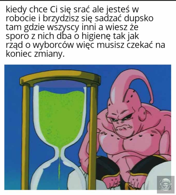 obrzydliwe srać w pracy