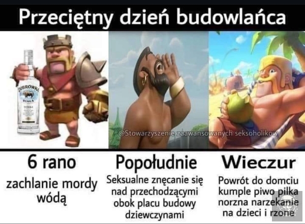 na budowie