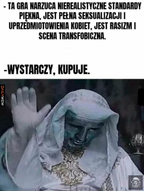 Nie mów nic więcej.