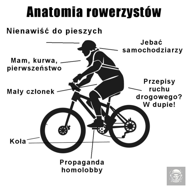 Każdy rowerzysta chuj