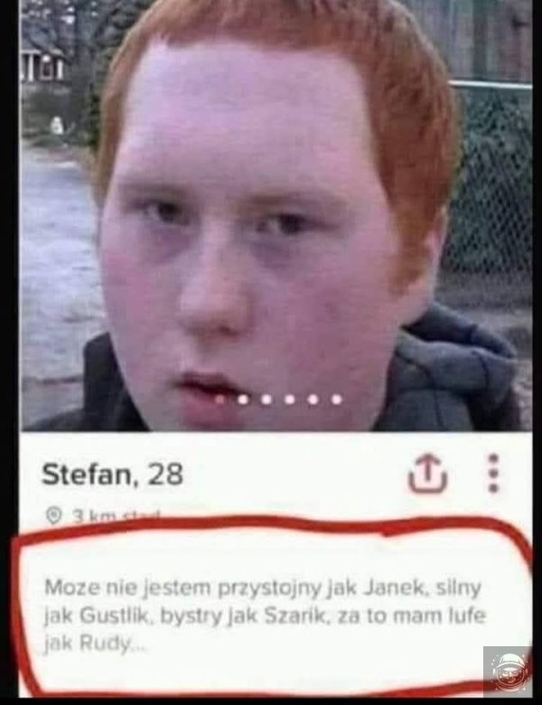 Rudy nigdy nie za**cha