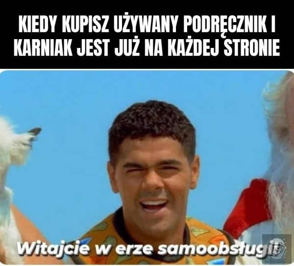 Otwierasz podręcznik, a tam chuj