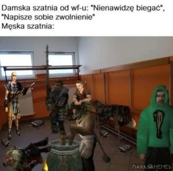 MĘSKA szatnia