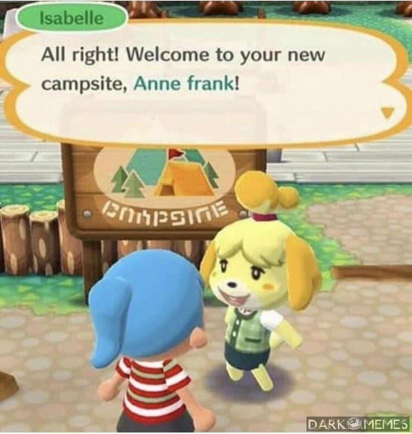 Anne Frank in new camp