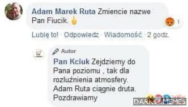 Adam Ruta ciągnie