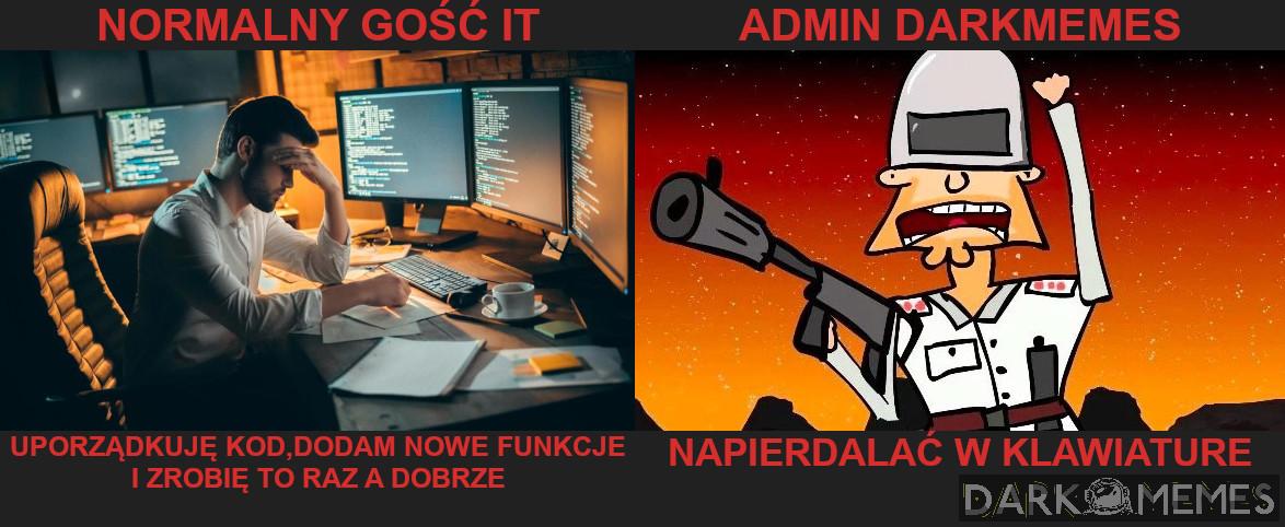 Admin liże oko saurona butelkom