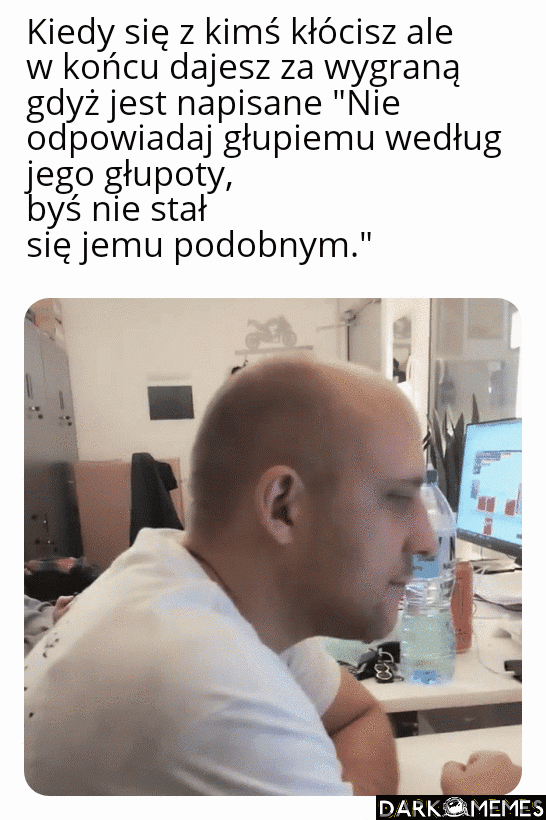 Nie dyskutuje