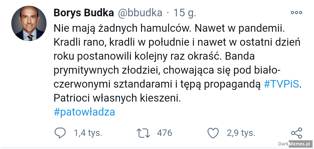 Przygarniał kocioł garnkowi